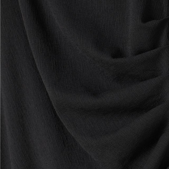 Black Draped Dress - Picture 2 of 2